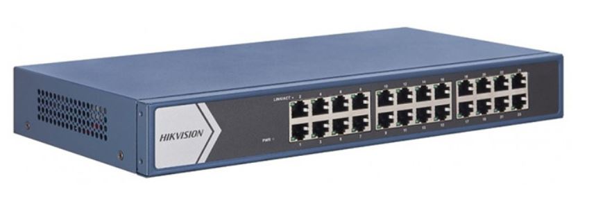 24 gigabit portos hálózati kapcsoló, HIKVISION DS-3E1524-EI